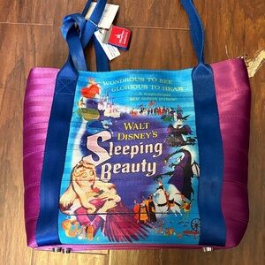 Disney Sleeping Beauty Purple and Blue Tote - harveys